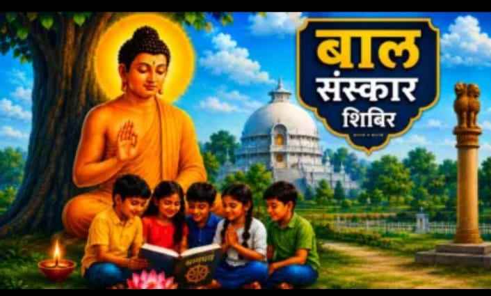 बल्लारपुरात १६ ऑगस्टला एकदिवसीय भव्य बाल धम्म संस्कार शिबिर